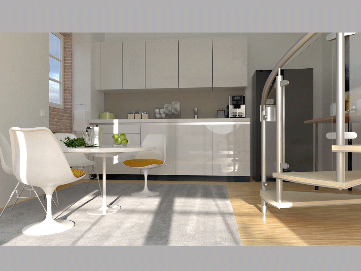 Interior / Vray (CPU) versus RealtimeRendering